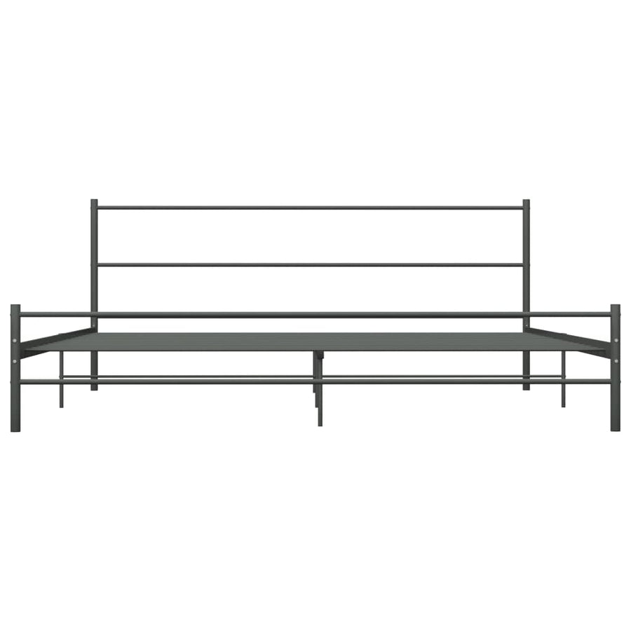 Bedframe Metaal 180 x 200 cm Grijs