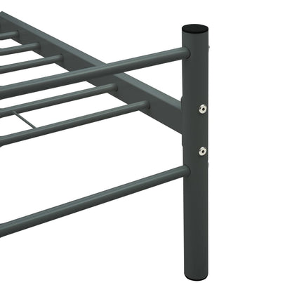 Bedframe Metaal 180 x 200 cm Grijs