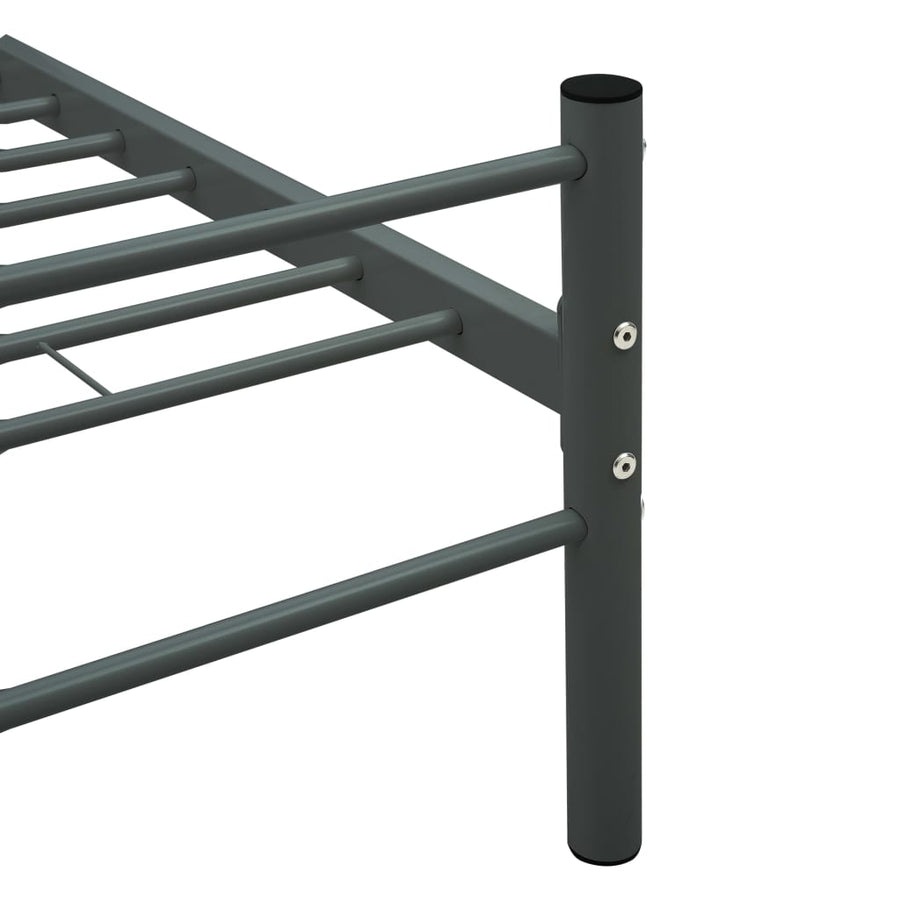 Bedframe Metaal 180 x 200 cm Grijs