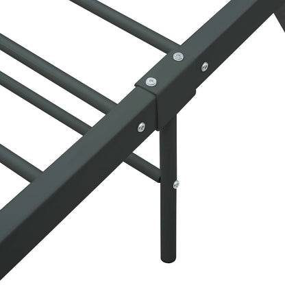 Bedframe metaal grijs 100x200 cm