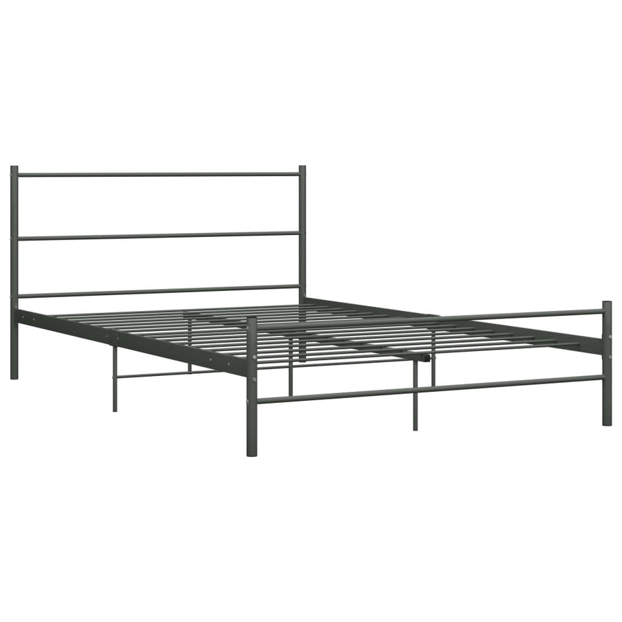 Bedframe metaal grijs 120x200 cm