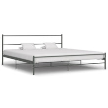 Bedframe Metaal 200 x 200 cm Grijs