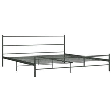 Bedframe Metaal 200 x 200 cm Grijs