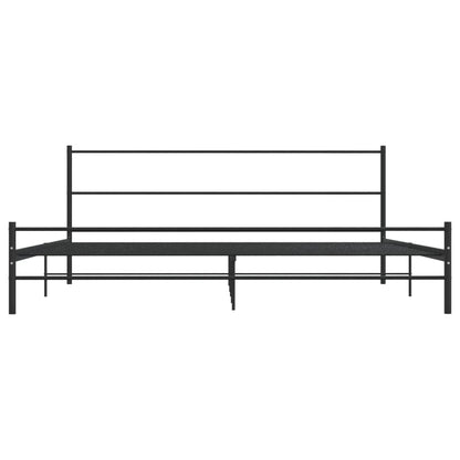 Bedframe Metaal 180 x 200 cm Zwart