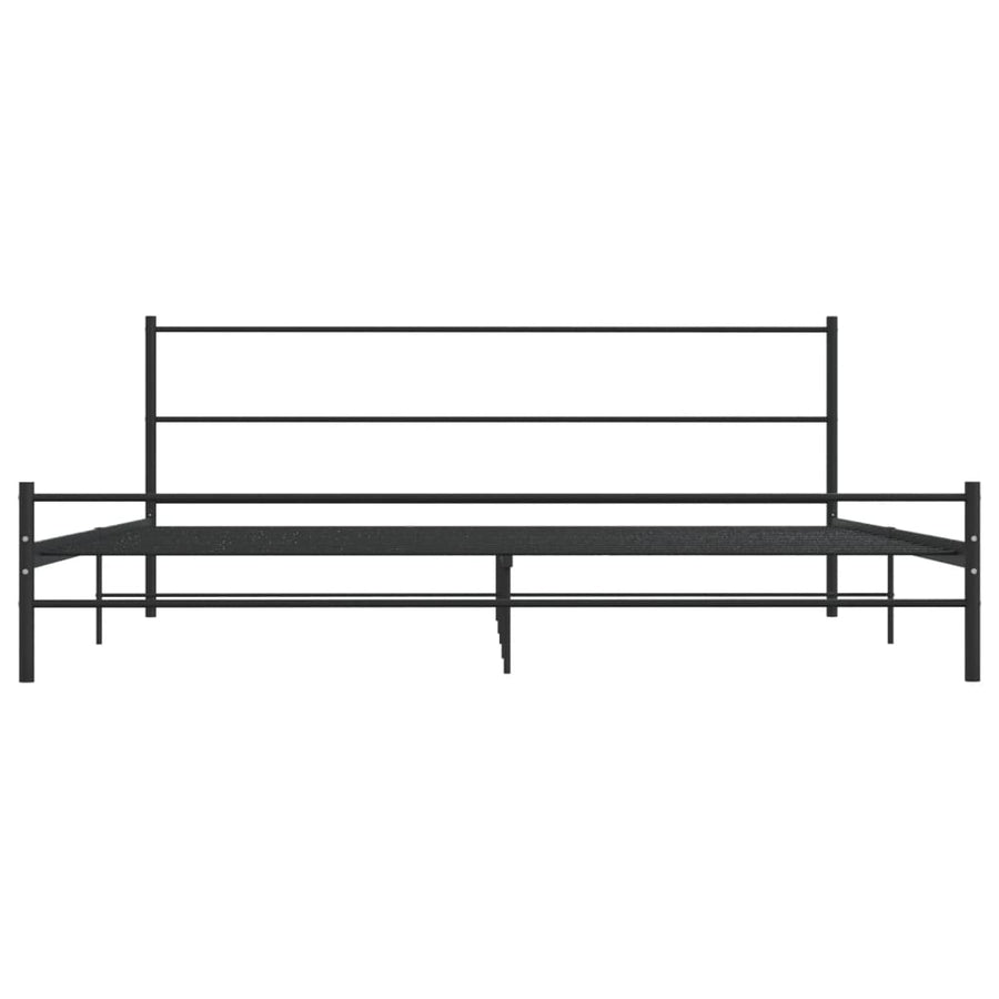 Bedframe Metaal 180 x 200 cm Zwart