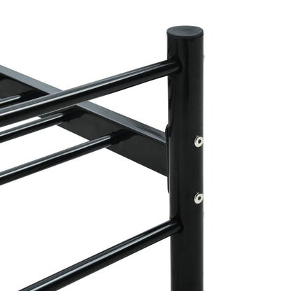 Bedframe Metaal 180 x 200 cm Zwart