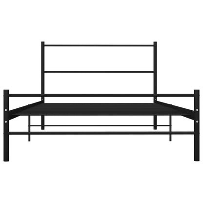 Bedframe Metaal 100 x 200 cm Zwart