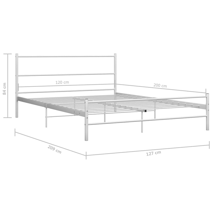 Bedframe Metaal 120 x 200 cm