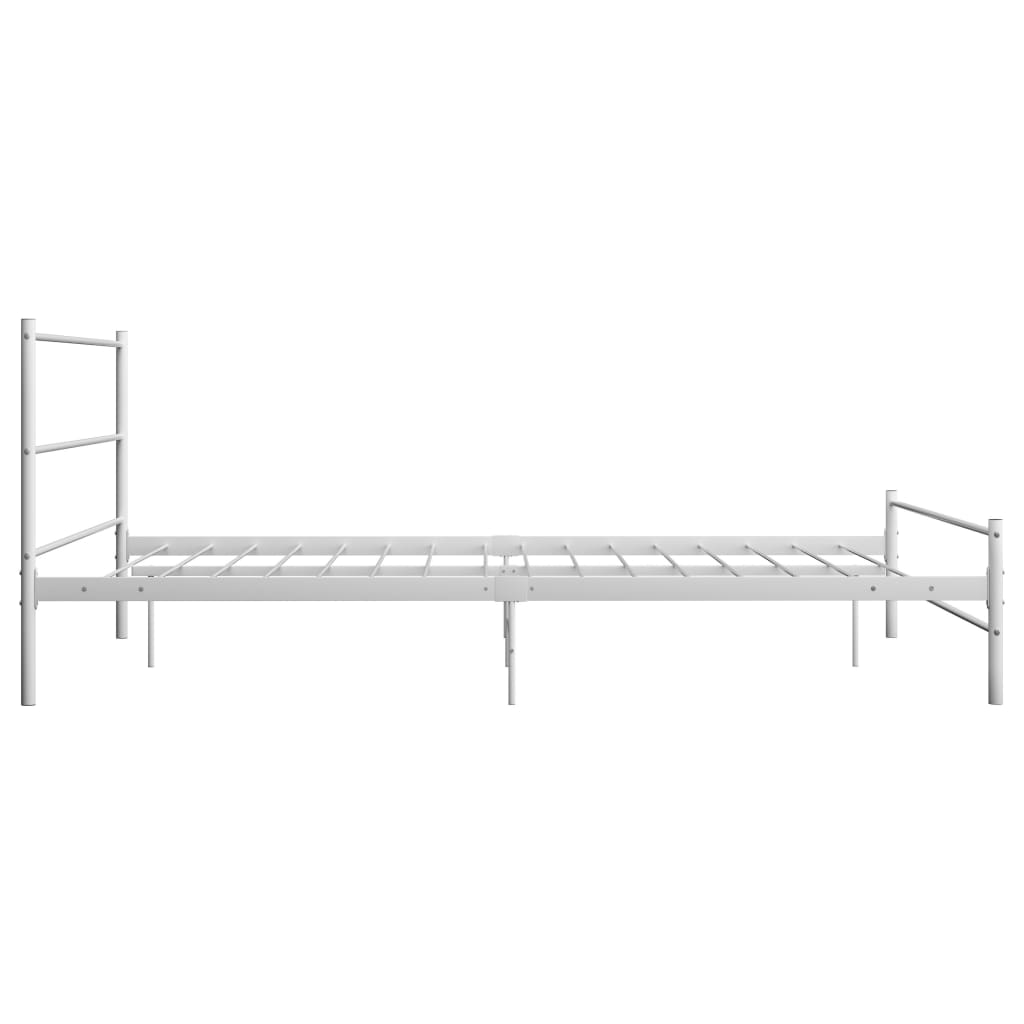 Bedframe Metaal 140 x 200 cm Wit