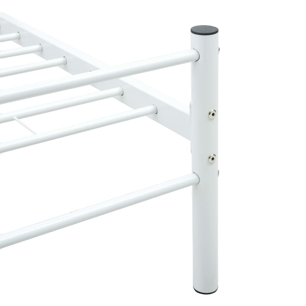 Bedframe Metaal 140 x 200 cm Wit