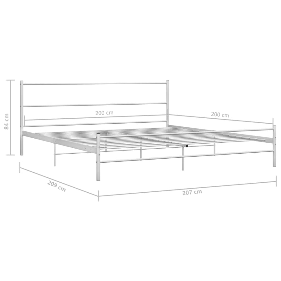 Bedframe Metaal 200 x 200 cm