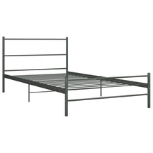 Bedframe Metaal 90 x 200 cm Grijs
