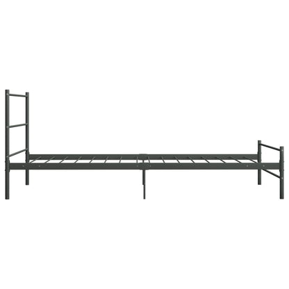 Bedframe Metaal 90 x 200 cm Grijs