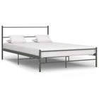 Bedframe Metaal 160 x 200 cm Grijs