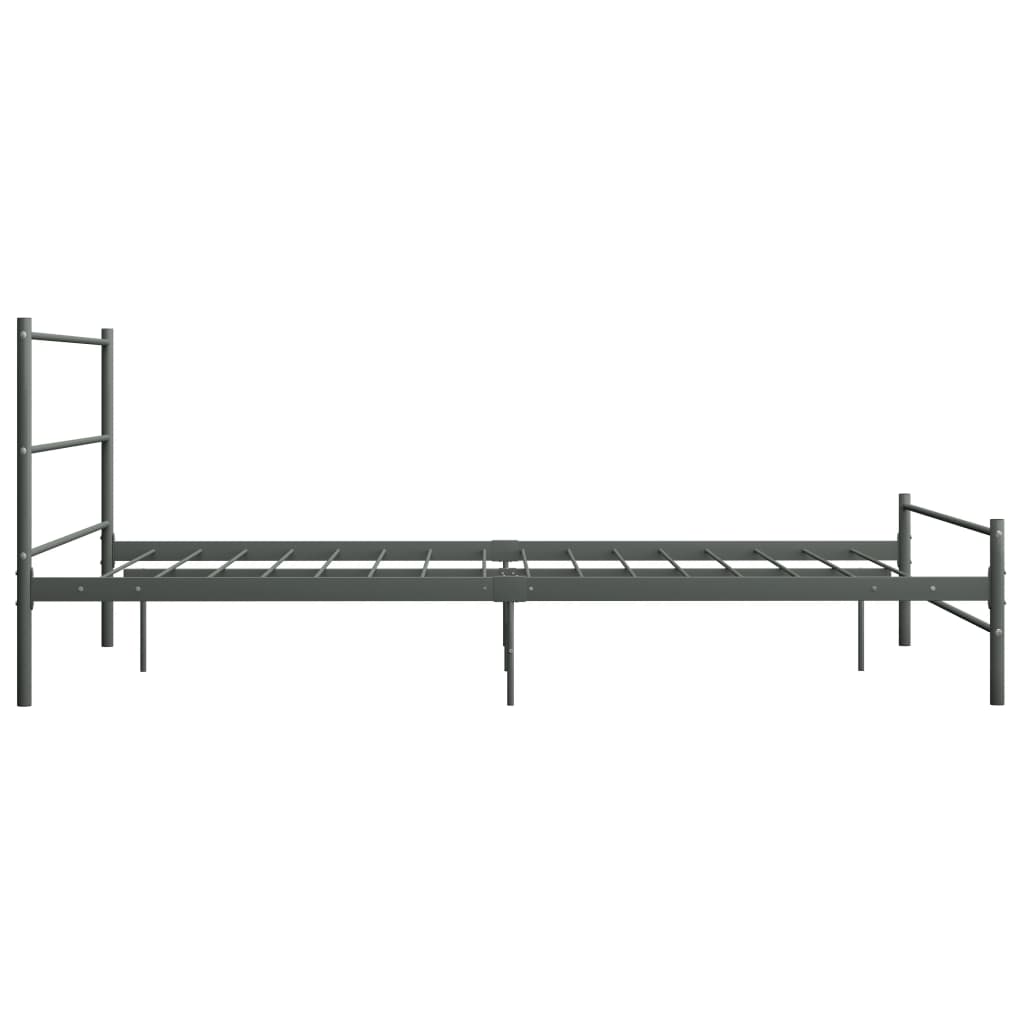 Bedframe Metaal 160 x 200 cm Grijs