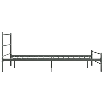 Bedframe Metaal 160 x 200 cm Grijs