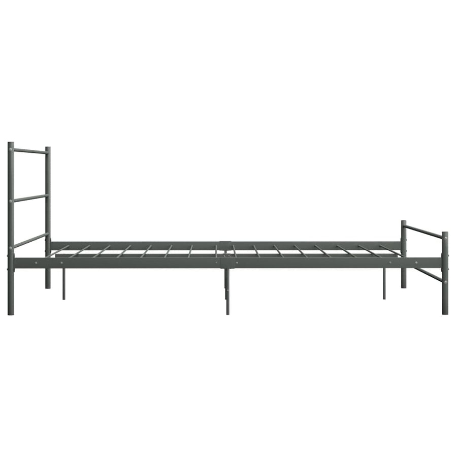 Bedframe Metaal 160 x 200 cm Grijs