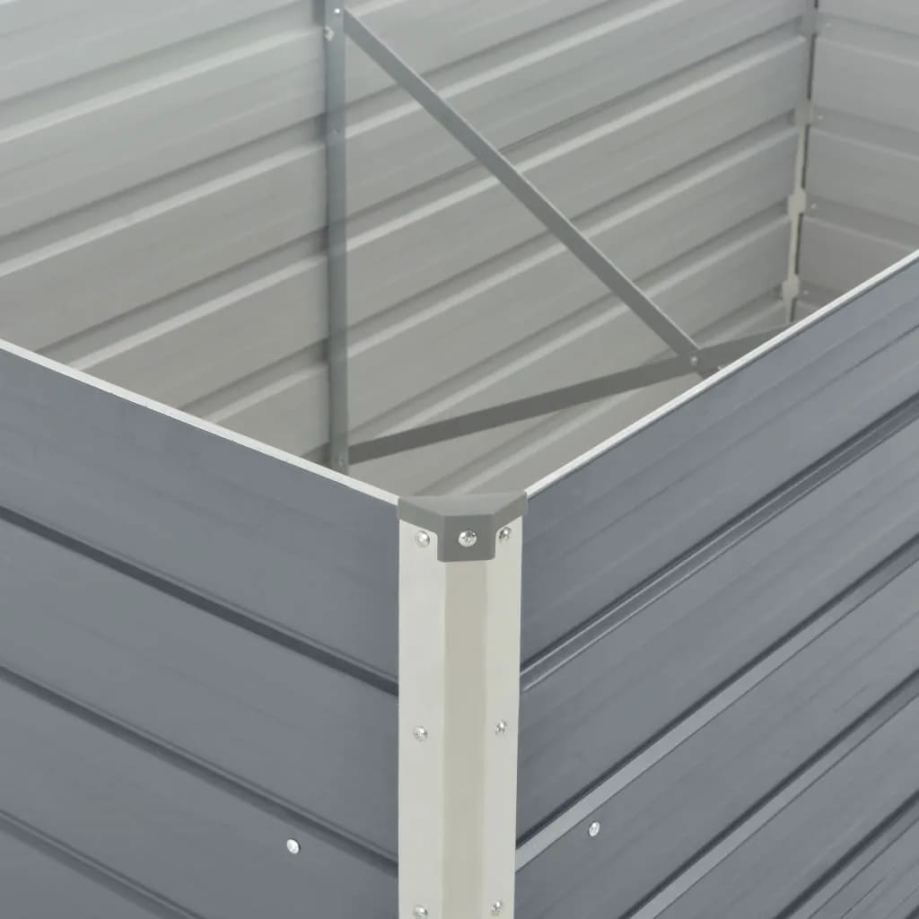 Plantenbak Verhoogd Gegalvaniseerd Staal 160 x 80 x 45 cm