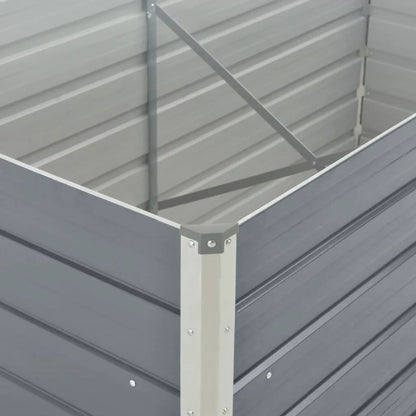 Plantenbak Verhoogd Gegalvaniseerd Staal 160 x 80 x 45 cm