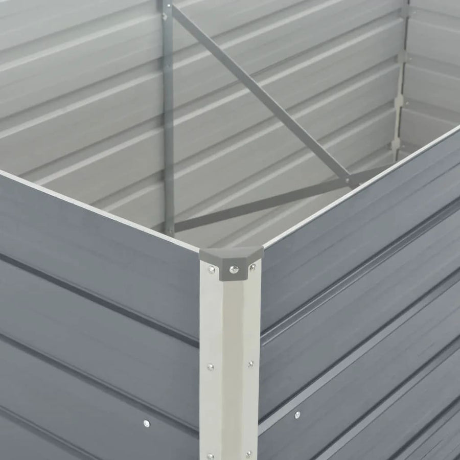 Plantenbak Verhoogd Gegalvaniseerd Staal 160 x 80 x 45 cm