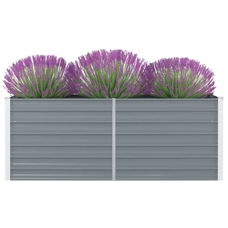 Plantenbak Verhoogd Gegalvaniseerd Staal 160 x 80 x 45 cm