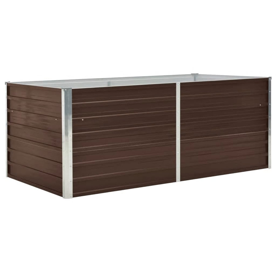 Plantenbak Verhoogd Gegalvaniseerd Staal 160 x 80 x 45 cm