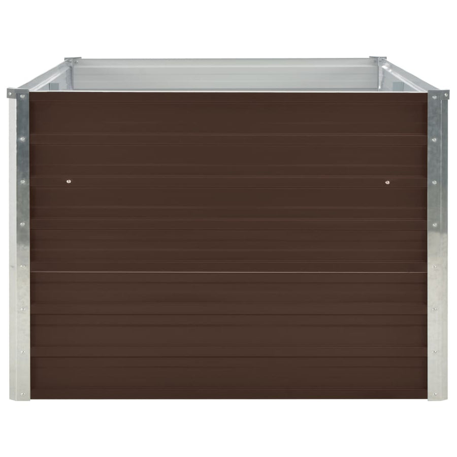 Plantenbak Verhoogd Gegalvaniseerd Staal 160 x 80 x 45 cm