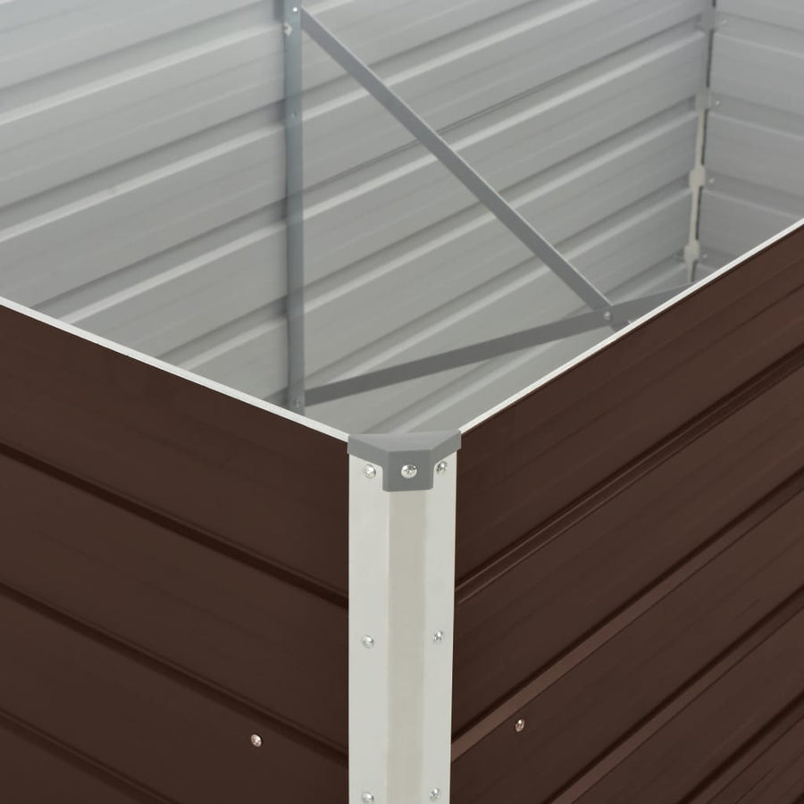 Plantenbak Verhoogd Gegalvaniseerd Staal 160 x 80 x 45 cm