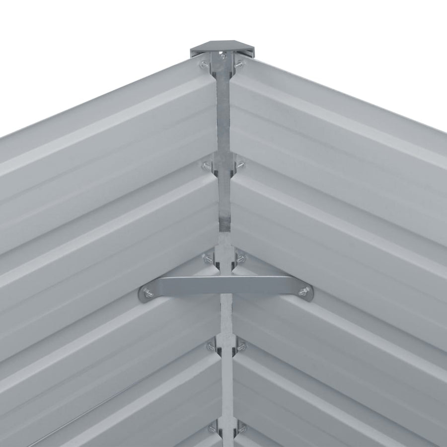 Plantenbak Verhoogd Gegalvaniseerd Staal 160 x 80 x 45 cm