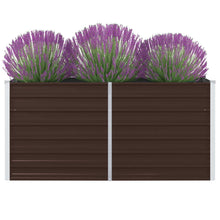 Plantenbak Verhoogd Gegalvaniseerd Staal 160 x 80 x 45 cm
