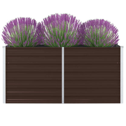 Plantenbak Verhoogd Gegalvaniseerd Staal 160 x 80 x 45 cm