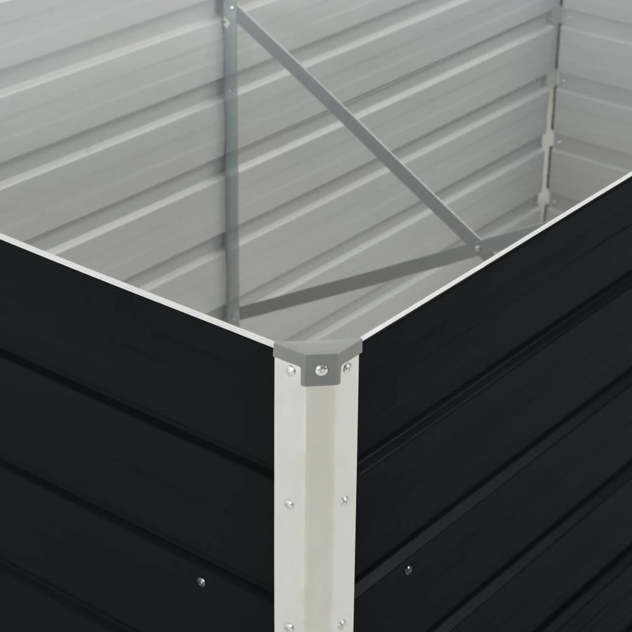 Plantenbak Verhoogd Gegalvaniseerd Staal 160 x 80 x 45 cm