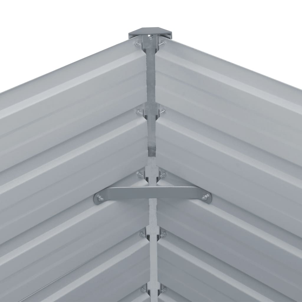 Plantenbak Verhoogd Gegalvaniseerd Staal 160 x 80 x 45 cm