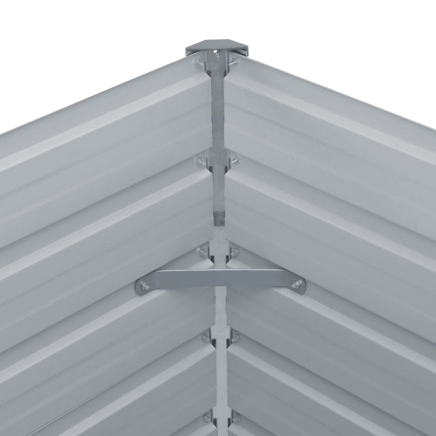 Plantenbak Verhoogd Gegalvaniseerd Staal 160 x 80 x 45 cm