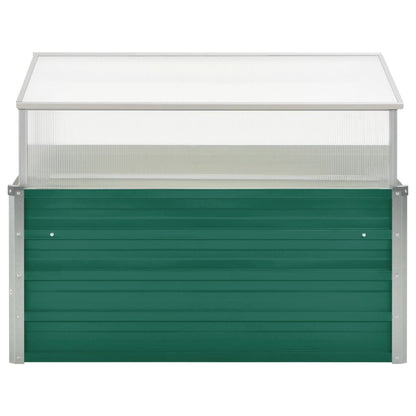 Tuinkas 100x100x77 cm gegalvaniseerd staal groen