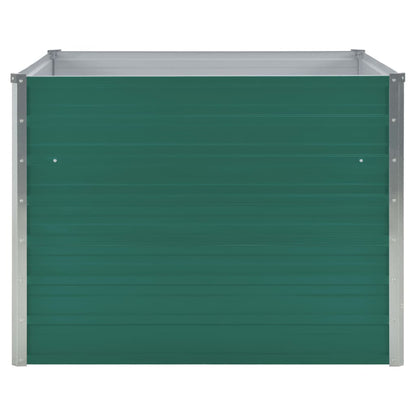 Plantenbak Verhoogd 00X00X77 Cm Gegalvaniseerd Staal Groen