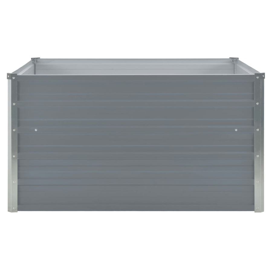 Plantenbak Verhoogd 00X00X45 Cm Gegalvaniseerd Staal Grijs