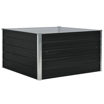 Plantenbak Verhoogd 00X00X45Cm Gegalvaniseerd Staal Antraciet
