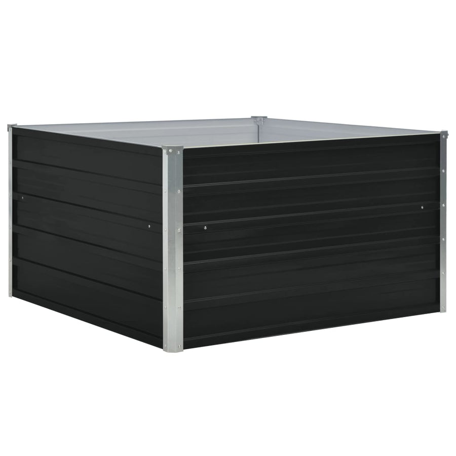 Plantenbak Verhoogd 00X00X45Cm Gegalvaniseerd Staal Antraciet