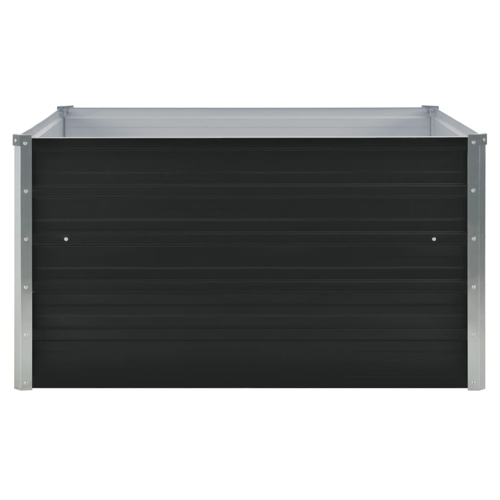 Plantenbak Verhoogd 00X00X45Cm Gegalvaniseerd Staal Antraciet