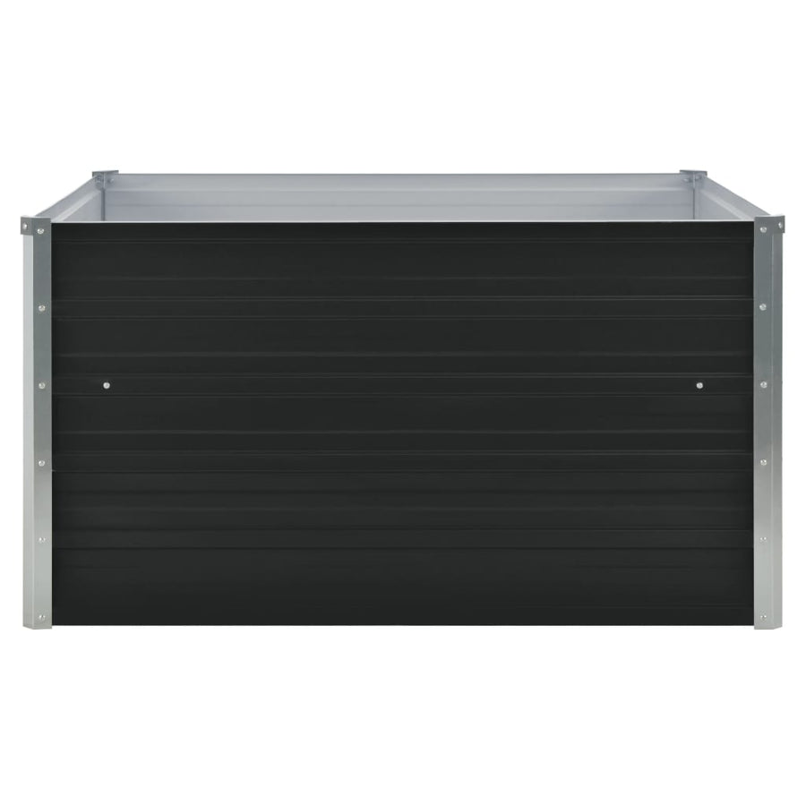 Plantenbak Verhoogd 00X00X45Cm Gegalvaniseerd Staal Antraciet