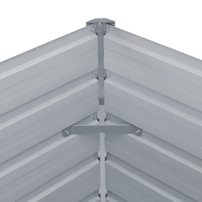 Plantenbak Verhoogd 00X00X45Cm Gegalvaniseerd Staal Antraciet