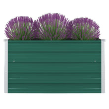 Plantenbak Verhoogd 00X00X45 Cm Gegalvaniseerd Staal Groen