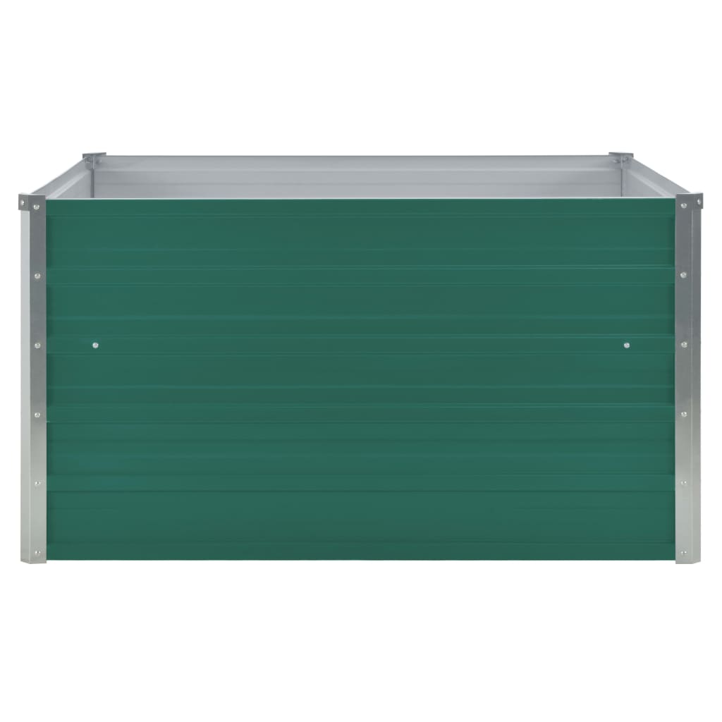 Plantenbak Verhoogd 00X00X45 Cm Gegalvaniseerd Staal Groen