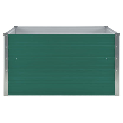 Plantenbak Verhoogd 00X00X45 Cm Gegalvaniseerd Staal Groen