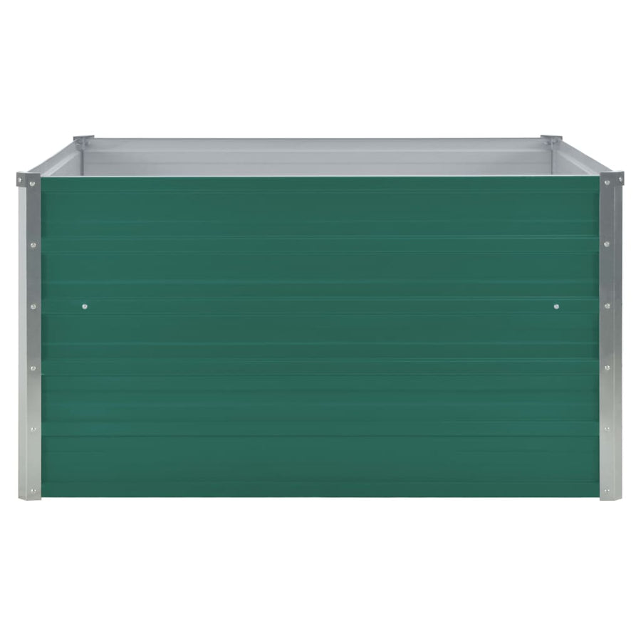 Plantenbak Verhoogd 00X00X45 Cm Gegalvaniseerd Staal Groen