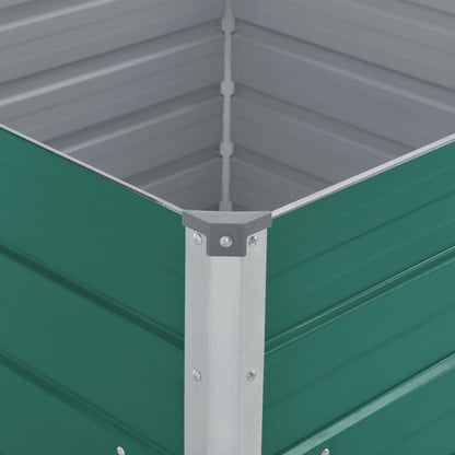 Plantenbak Verhoogd 00X00X45 Cm Gegalvaniseerd Staal Groen