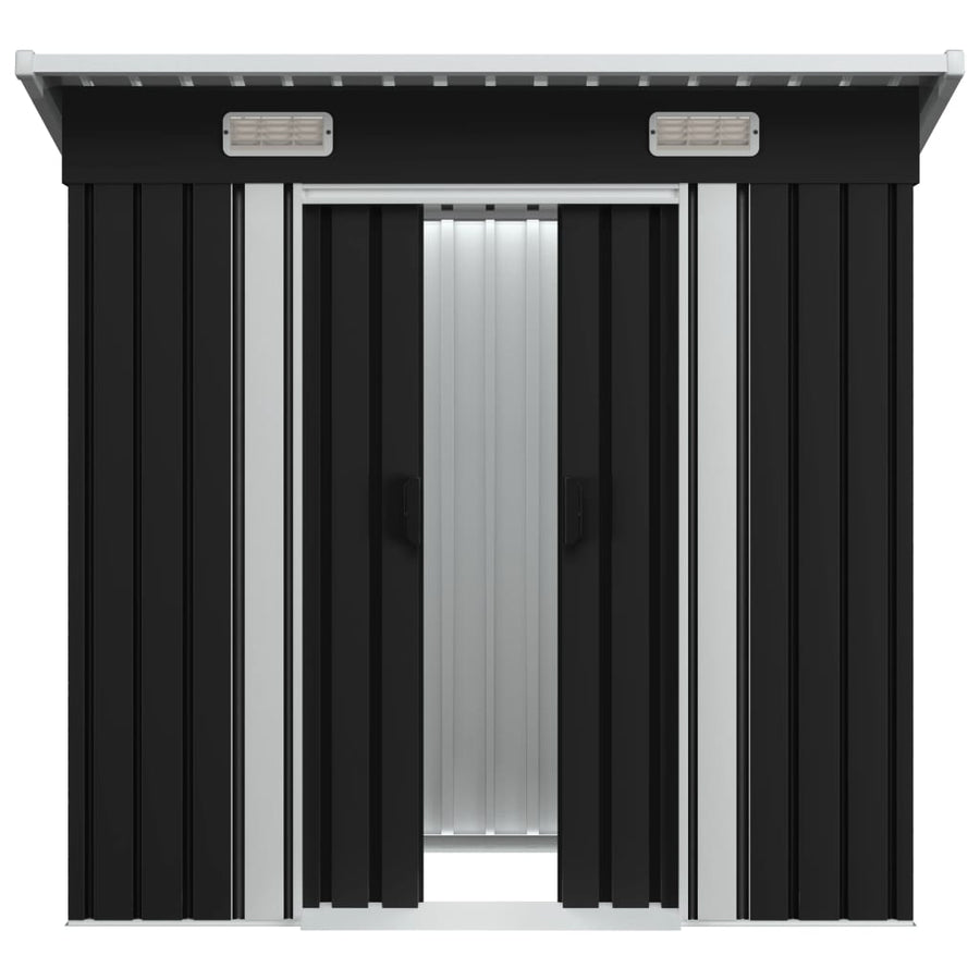 Tuinschuur Staal Antraciet