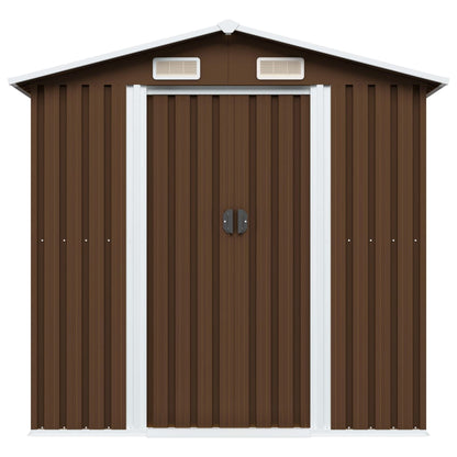 Tuinberging 204X132X186 Cm Staal Bruin