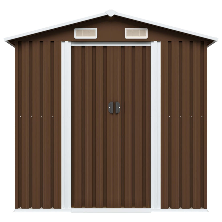 Tuinberging 204X132X186 Cm Staal Bruin